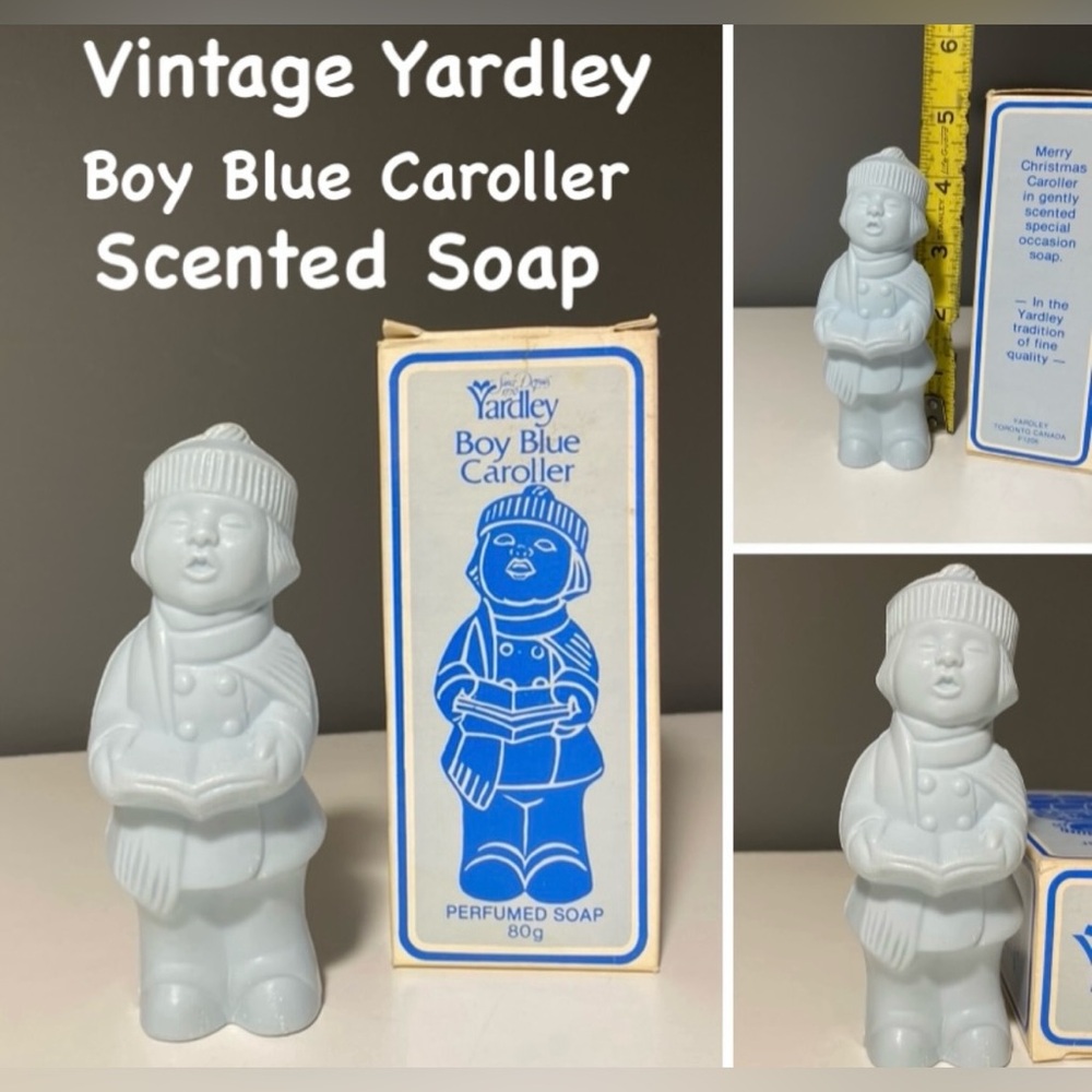 Vintage Yardley Boy Blue Caroller Scented Soap